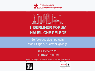 Jetzt anmelden: 1. Berliner Forum Häusliche Pflege